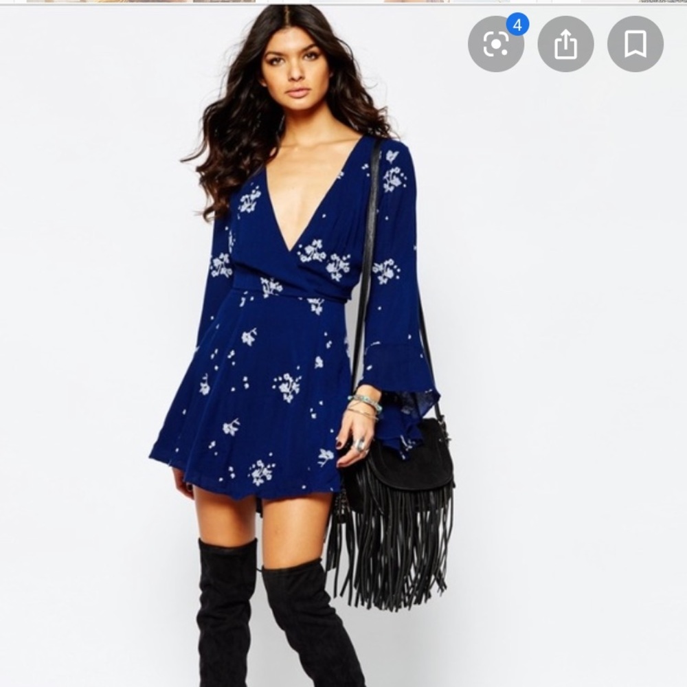 Free People Jasmine Embroidered Dress